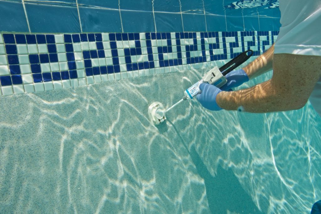 pool under repair